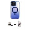 MARSİLYAN™- iPhone 14 Pro Max Kılıf Doruk Klasik Prime - Siyah Bilvis 3D Mat Cam Ekran Koruyucu + Bilvis Titan Kamera Lens - SH