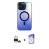 MARSİLYAN™- iPhone 14 Pro Max Kılıf Doruk Klasik Prime - Siyah Bilvis 5in1 3D Magic Cam Ekran Koruyucu + Bilvis Titan Kamera Lens - GS