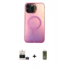 MARSİLYAN™- iPhone 14 Pro Max Kılıf Doruk Klasik Prime - Siyah Joko Magic 5D Hayalet Cam + Bilvis Titan Kamera Lens - GD