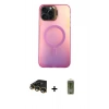 MARSİLYAN™- iPhone 14 Pro Max Kılıf Doruk Klasik Prime - Siyah Joko Magic 5D Hayalet Cam + Raze Metal Kamera Lens - GD
