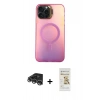 MARSİLYAN™- iPhone 14 Pro Max Kılıf Doruk Klasik Prime - Siyah Mat Seramik Nano Ekran Koruyucu + Raze Metal Kamera Lens - GS