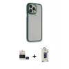 MARSİLYAN™- iPhone 14 Pro Max Kılıf Eksen Doku Prime - Siyah Bilvis Hayalet Cam Ekran Koruyucu + Bilvis Titan Kamera Lens - SH