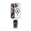 MARSİLYAN™- iPhone 14 Pro Max Kılıf Eksen Form Koleksiyonu - Şeffaf 360 Full Body Arka Koruyucu