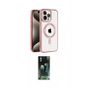 MARSİLYAN™- iPhone 14 Pro Max Kılıf Eksen Form Koleksiyonu - Şeffaf 360 Full Body Arka Koruyucu