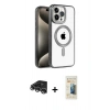 MARSİLYAN™- iPhone 14 Pro Max Kılıf Eksen Form Koleksiyonu - Siyah 6D Mat Seramik Hayalet Nano Ekran Koruyucu + Raze Metal Kamera Lens - GS