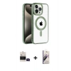 MARSİLYAN™- iPhone 14 Pro Max Kılıf Eksen Form Koleksiyonu - Siyah Bilvis 3D Mat Cam Ekran Koruyucu + Bilvis Titan Kamera Lens - SH