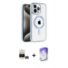 MARSİLYAN™- iPhone 14 Pro Max Kılıf Eksen Form Koleksiyonu - Siyah Bilvis 5in1 3D Magic Cam Ekran Koruyucu + Bilvis Titan Kamera Lens - GD
