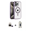 MARSİLYAN™- iPhone 14 Pro Max Kılıf Eksen Form Koleksiyonu - Siyah Bilvis Hayalet Cam Ekran Koruyucu + Bilvis Titan Kamera Lens - DNMR
