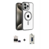 MARSİLYAN™- iPhone 14 Pro Max Kılıf Eksen Form Koleksiyonu - Siyah Bilvis Hayalet Cam Ekran Koruyucu + Bilvis Titan Kamera Lens - SH