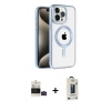 MARSİLYAN™- iPhone 14 Pro Max Kılıf Eksen Form Koleksiyonu - Siyah Bilvis Hayalet Cam Ekran Koruyucu + Bilvis Titan Kamera Lens - SH