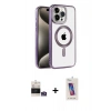 MARSİLYAN™- iPhone 14 Pro Max Kılıf Eksen Form Koleksiyonu - Siyah Joko 5D Cam + Bilvis Titan Kamera Lens - GS