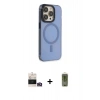 MARSİLYAN™- iPhone 14 Pro Max Kılıf Eksen Işık Prime - Siyah Joko Magic 5D Hayalet Cam + Bilvis Titan Kamera Lens - GD