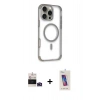 MARSİLYAN™- iPhone 14 Pro Max Kılıf Eksen Klasik Koleksiyonu - Siyah Joko 5D Cam + Bilvis Titan Kamera Lens - DNMR