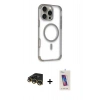 MARSİLYAN™- iPhone 14 Pro Max Kılıf Eksen Klasik Koleksiyonu - Siyah Joko 5D Cam + Raze Metal Kamera Lens - GD