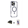MARSİLYAN™- iPhone 14 Pro Max Kılıf Eksen Klasik Koleksiyonu - Siyah Joko 5D Cam + Raze Metal Kamera Lens - GD
