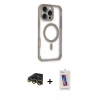MARSİLYAN™- iPhone 14 Pro Max Kılıf Eksen Klasik Koleksiyonu - Siyah Joko 5D Cam + Raze Metal Kamera Lens - GD