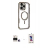 MARSİLYAN™- iPhone 14 Pro Max Kılıf Eksen Klasik Koleksiyonu - Siyah Joko 5D Cam + Bilvis Titan Kamera Lens - GS