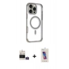 MARSİLYAN™- iPhone 14 Pro Max Kılıf Eksen Klasik Koleksiyonu - Siyah Joko 5D Cam + Bilvis Titan Kamera Lens - GS