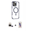 MARSİLYAN™- iPhone 14 Pro Max Kılıf Eksen Klasik Koleksiyonu - Siyah Joko 5D Cam + Bilvis Titan Kamera Lens - GS