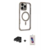 MARSİLYAN™- iPhone 14 Pro Max Kılıf Eksen Klasik Koleksiyonu - Siyah Joko 5D Cam + Raze Metal Kamera Lens - GS