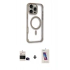 MARSİLYAN™- iPhone 14 Pro Max Kılıf Eksen Klasik Koleksiyonu - Siyah Joko 5D Cam + Bilvis Titan Kamera Lens - SH