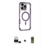 MARSİLYAN™- iPhone 14 Pro Max Kılıf Eksen Klasik Koleksiyonu - Siyah Joko Magic 5D Hayalet Cam + Bilvis Titan Kamera Lens - SH