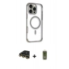MARSİLYAN™- iPhone 14 Pro Max Kılıf Eksen Klasik Koleksiyonu - Siyah Joko Magic 5D Hayalet Cam + Raze Metal Kamera Lens - GD