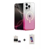 MARSİLYAN™- iPhone 14 Pro Max Kılıf Eksen Minimal Özel Seri - Siyah Joko 5D Cam + Bilvis Titan Kamera Lens - GD