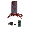 MARSİLYAN™- iPhone 14 Pro Max Kılıf Eksen Özel Seri - Şeffaf 360 Full Body Arka Koruyucu + Raze Metal Kamera Lens - GD