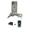 MARSİLYAN™- iPhone 14 Pro Max Kılıf Eksen Özel Seri - Şeffaf 360 Full Body Arka Koruyucu + Raze Metal Kamera Lens - GS
