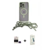 MARSİLYAN™- iPhone 14 Pro Max Kılıf Eksen Özel Seri - Şeffaf Pasifik Cam Ekran Koruyucu + Derin Mor Bilvis Titan Kamera Lens