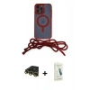 MARSİLYAN™- iPhone 14 Pro Max Kılıf Eksen Özel Seri - Şeffaf Pasifik Cam Ekran Koruyucu + Raze Metal Kamera Lens - GD