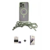 MARSİLYAN™- iPhone 14 Pro Max Kılıf Eksen Özel Seri - Siyah Bilvis 3D Mat Cam Ekran Koruyucu + Bilvis Titan Kamera Lens - GS