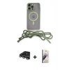 MARSİLYAN™- iPhone 14 Pro Max Kılıf Eksen Özel Seri - Siyah Bilvis 3D Mat Cam Ekran Koruyucu + Raze Metal Kamera Lens - GS