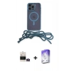 MARSİLYAN™- iPhone 14 Pro Max Kılıf Eksen Özel Seri - Siyah Bilvis 5in1 3D Magic Cam Ekran Koruyucu + Bilvis Titan Kamera Lens - GD