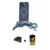 MARSİLYAN™- iPhone 14 Pro Max Kılıf Eksen Özel Seri - Siyah Buffer Cam Ekran Koruyucu + Gold Raze Metal Kamera Lens