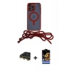 MARSİLYAN™- iPhone 14 Pro Max Kılıf Eksen Özel Seri - Siyah Buffer Hayalet Cam Ekran Koruyucu + Raze Metal Kamera Lens - GD
