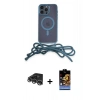 MARSİLYAN™- iPhone 14 Pro Max Kılıf Eksen Özel Seri - Siyah Buffer Hayalet Cam Ekran Koruyucu + Raze Metal Kamera Lens - GS