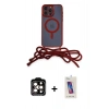 MARSİLYAN™- iPhone 14 Pro Max Kılıf Eksen Özel Seri - Siyah Joko 5D Cam + PVD Metal Kamera Lens - TU