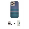 MARSİLYAN™- iPhone 14 Pro Max Kılıf Eksen Prime - Şeffaf Pasifik Cam Ekran Koruyucu + Bilvis Titan Kamera Lens - SH
