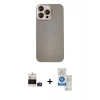 MARSİLYAN™- iPhone 14 Pro Max Kılıf Eksen Prime - Şeffaf Royal Nano Ekran Koruyucu + Bilvis Titan Kamera Lens - DNMR