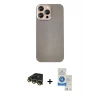 MARSİLYAN™- iPhone 14 Pro Max Kılıf Eksen Prime - Şeffaf Royal Nano Ekran Koruyucu + Raze Metal Kamera Lens - GD