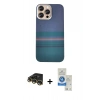 MARSİLYAN™- iPhone 14 Pro Max Kılıf Eksen Prime - Şeffaf Royal Nano Ekran Koruyucu + Raze Metal Kamera Lens - GD