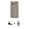 MARSİLYAN™- iPhone 14 Pro Max Kılıf Eksen Prime - Siyah Bilvis 3D Mat Cam Ekran Koruyucu + Bilvis Titan Kamera Lens - DNMR