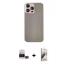 MARSİLYAN™- iPhone 14 Pro Max Kılıf Eksen Prime - Siyah Bilvis 3D Mat Cam Ekran Koruyucu + Siyah Bilvis Titan Kamera Lens