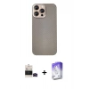 MARSİLYAN™- iPhone 14 Pro Max Kılıf Eksen Prime - Siyah Bilvis 5in1 3D Magic Cam Ekran Koruyucu + Bilvis Titan Kamera Lens - SH