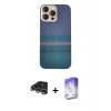 MARSİLYAN™- iPhone 14 Pro Max Kılıf Eksen Prime - Siyah Bilvis 5in1 3D Magic Cam Ekran Koruyucu + Raze Metal Kamera Lens - GS