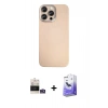 MARSİLYAN™- iPhone 14 Pro Max Kılıf Eksen Prime - Siyah Bilvis 5in1 5D Magic Hayalet Cam Ekran Koruyucu + Bilvis Titan Kamera Lens - GS