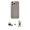 MARSİLYAN™- iPhone 14 Pro Max Kılıf Eksen Prime - Siyah Bilvis Hayalet Cam Ekran Koruyucu + Bilvis Titan Kamera Lens - SH