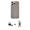 MARSİLYAN™- iPhone 14 Pro Max Kılıf Eksen Prime - Siyah Bilvis Hayalet Cam Ekran Koruyucu + Bilvis Titan Kamera Lens - DNMR